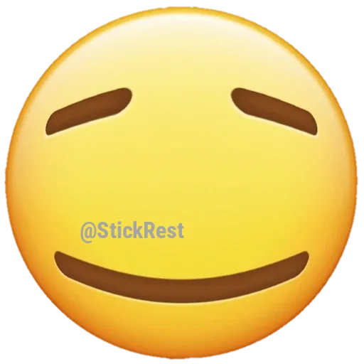😑 Стикер «Funny Smiles» для Telegram
