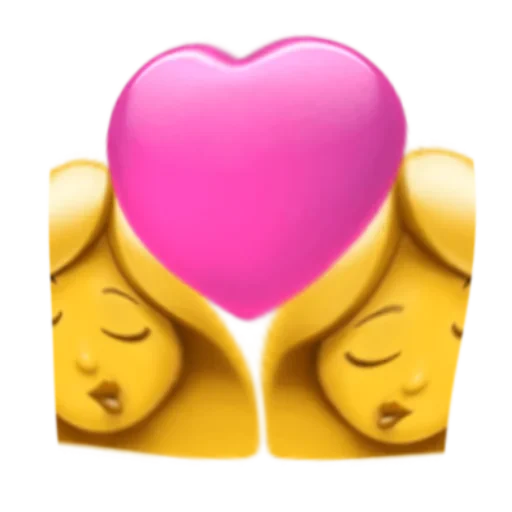 👩‍❤️‍💋‍👩 Стикер «Funny Smiles» для Telegram