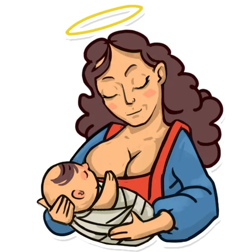 😇 Стикер «Дети без ярлыков» для Telegram