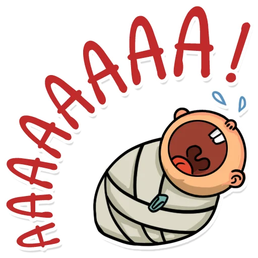 😭 Стикер «Дети без ярлыков» для Telegram