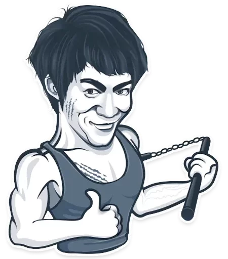 👍 Стикер «Знаменитости» для Telegram
