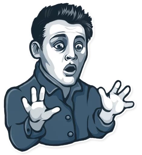 😯 Стикер «Знаменитости» для Telegram