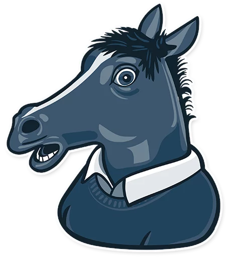 🐴 Стикер «Знаменитости» для Telegram