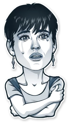 😢 Стикер «Знаменитости» для Telegram