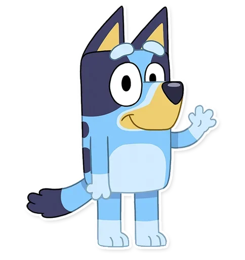 👋 Стикер «Unofficial Bluey» для Telegram