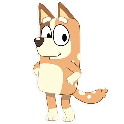 ☺ Стикер «Unofficial Bluey» для Telegram