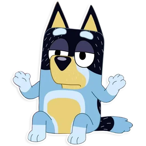😒 Стикер «Unofficial Bluey» для Telegram