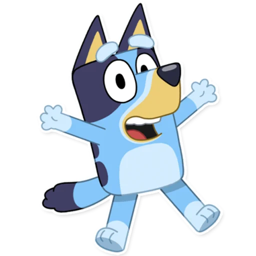 😃 Стикер «Unofficial Bluey» для Telegram
