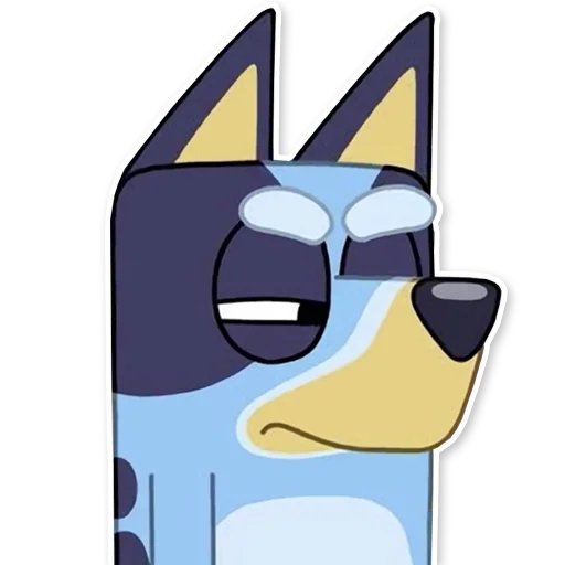 😠 Стикер «Unofficial Bluey» для Telegram