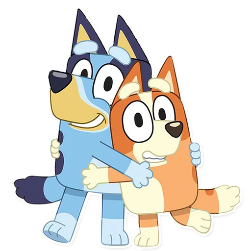 ♥ Стикер «Unofficial Bluey» для Telegram