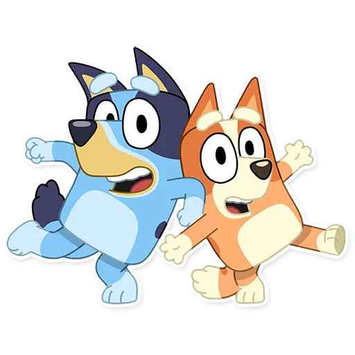 💃 Стикер «Unofficial Bluey» для Telegram