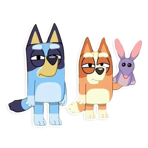 😑 Стикер «Unofficial Bluey» для Telegram