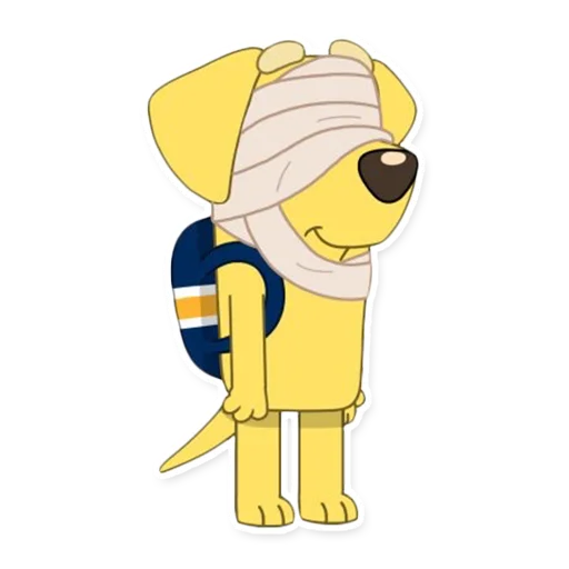 🙈 Стикер «Unofficial Bluey» для Telegram
