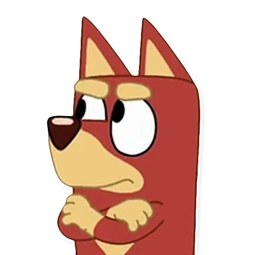 😡 Стикер «Unofficial Bluey» для Telegram