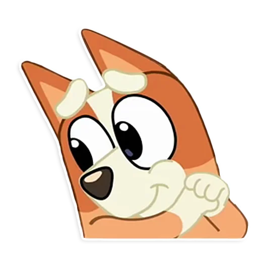 😇 Стикер «Unofficial Bluey» для Telegram