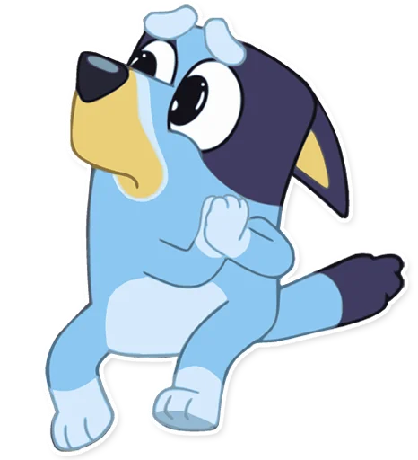 💙 Стикер «Unofficial Bluey» для Telegram