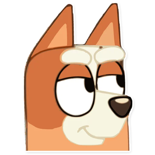 😏 Стикер «Unofficial Bluey» для Telegram