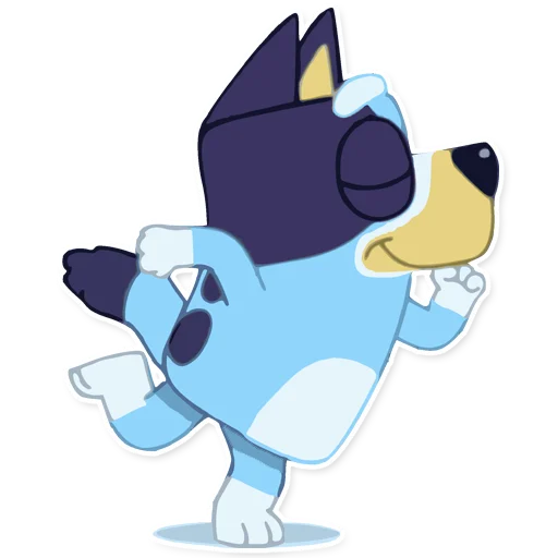 🌟 Стикер «Unofficial Bluey» для Telegram