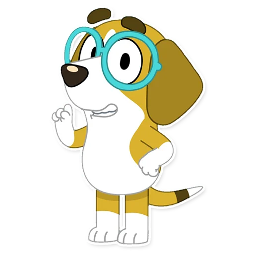 👆 Стикер «Unofficial Bluey» для Telegram