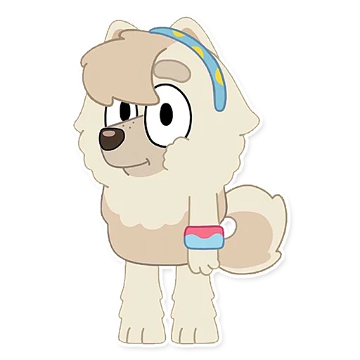 💁 Стикер «Unofficial Bluey» для Telegram