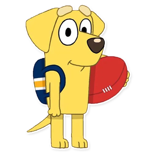 🏉 Стикер «Unofficial Bluey» для Telegram
