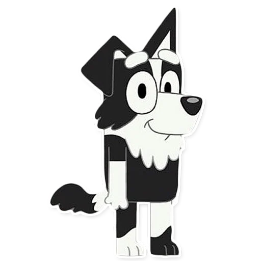 🔲 Стикер «Unofficial Bluey» для Telegram