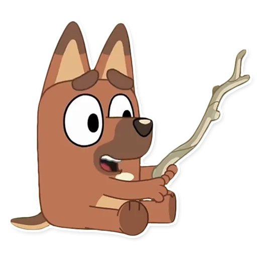 🥨 Стикер «Unofficial Bluey» для Telegram