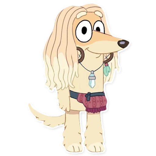 🧁 Стикер «Unofficial Bluey» для Telegram