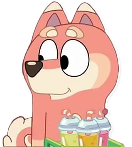 🍨 Стикер «Unofficial Bluey» для Telegram