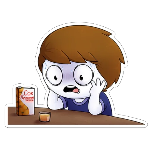 😱 Стикер «unoniceguy» для Telegram
