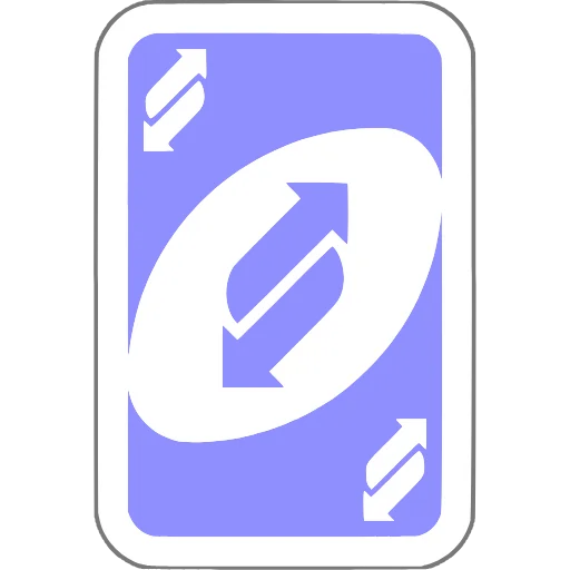 🃏 Эмодзи «UnoReverseCard» для Telegram