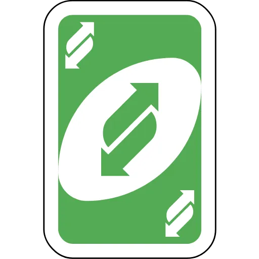 🃏 Эмодзи «UnoReverseCard» для Telegram