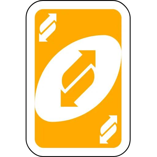 🃏 Эмодзи «UnoReverseCard» для Telegram