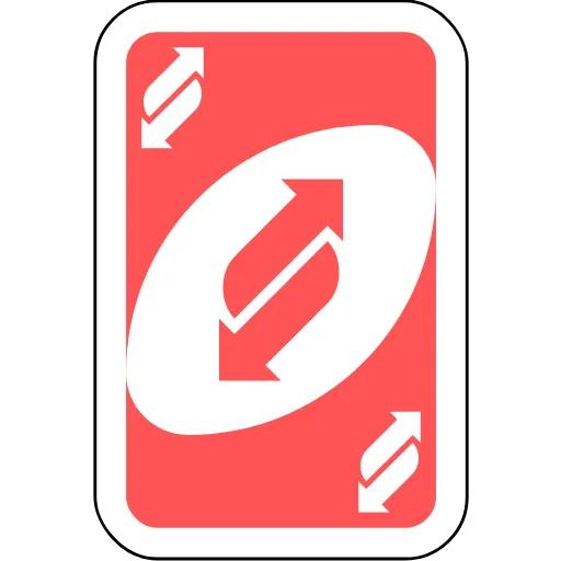 🃏 Эмодзи «UnoReverseCard» для Telegram