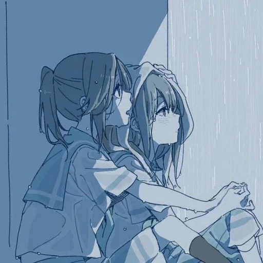 🌧 Стикер «Девушки» для Telegram