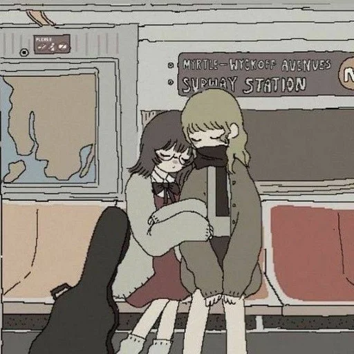 ❤️ Стикер «Девушки» для Telegram