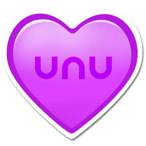 💜 Стикер «UNU chat» для Telegram