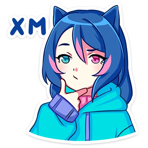🤔 Стикер «Уня» для Telegram