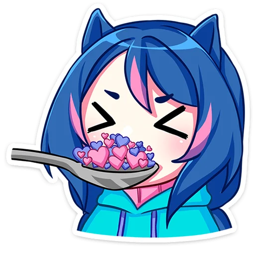 🥰 Стикер «Уня» для Telegram
