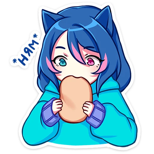🍪 Стикер «Уня» для Telegram