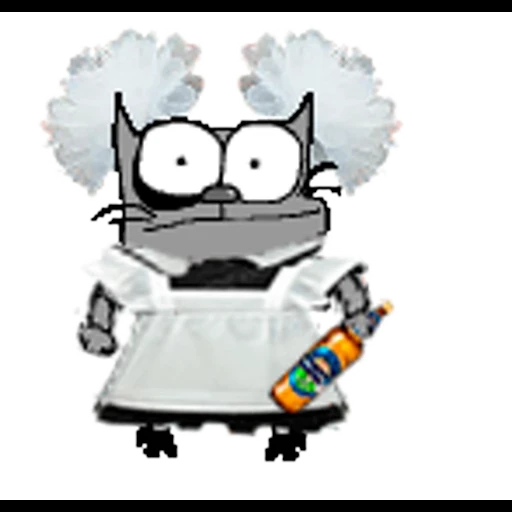 🍺 Стикер «Упячка котэ с попкорном» для Telegram