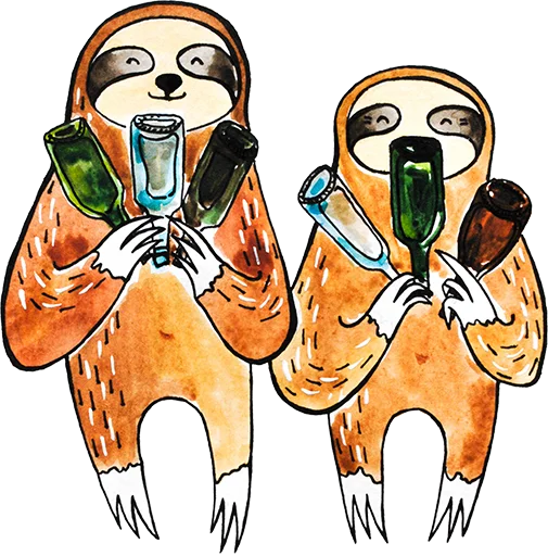 ☺ Стикер «uporotyi_les» для Telegram