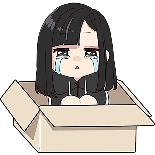 😭 Стикер «Юрудура тян 6» для Telegram