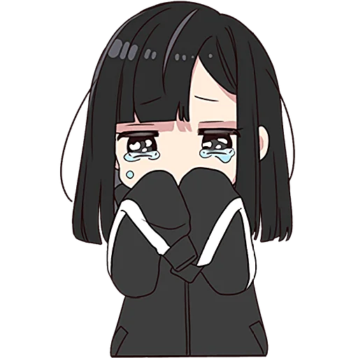 😭 Стикер «Юрудура тян 6» для Telegram