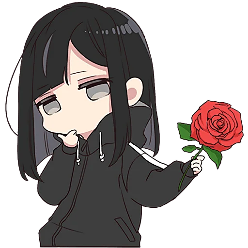 🌹 Стикер «Юрудура тян 6» для Telegram