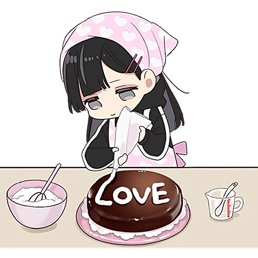 🎂 Стикер «Юрудура тян 6» для Telegram