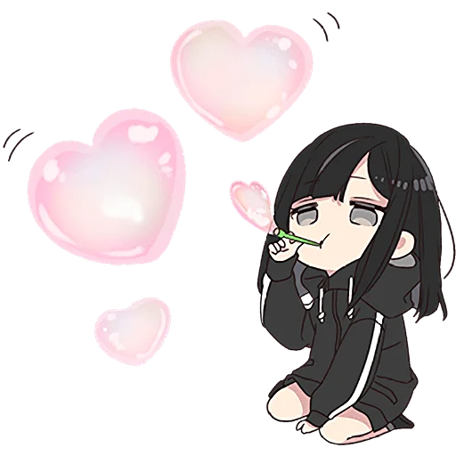 💕 Стикер «Юрудура тян 6» для Telegram