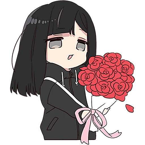 💐 Стикер «Юрудура тян 6» для Telegram