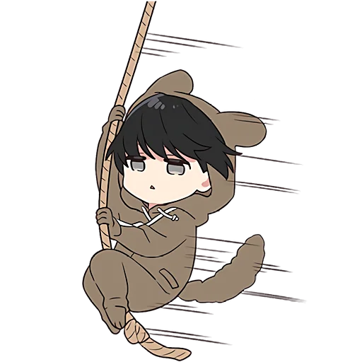 🐒 Стикер «Юрудура кун 5» для Telegram