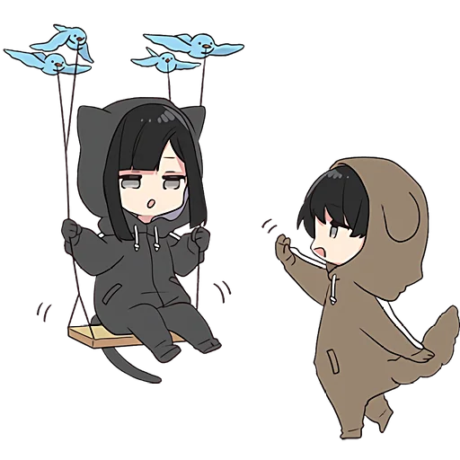 ☁ Стикер «Юрудура кун 5» для Telegram